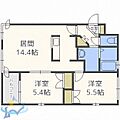フォレスト宮の澤3階7.5万円