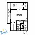 アンジュール発寒南3階5.4万円