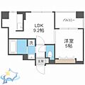 円山シャトー桂和大通館6階6.6万円