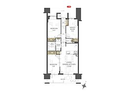 キララガーデンガーデンコート 2SLDKの間取図画像