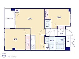 フォレステージ西早稲田 2LDKの間取図画像