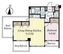 ライオンズマンション大泉学園第5 1LDKの間取図画像