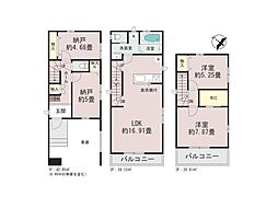 富士見市鶴瀬西3丁目 新築一戸建て 全1棟