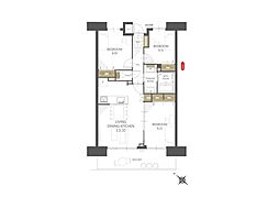 レクセルプラッツァみずほ台 3LDKの間取図画像