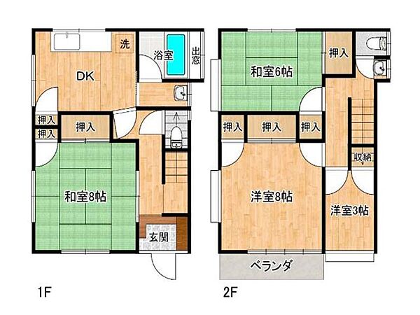 間取りを拡大表示