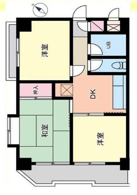 3DK 間取り