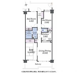グリーンコーポ西川口 3LDKの間取図画像