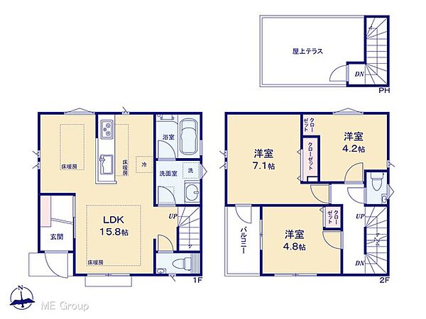間取りを拡大表示