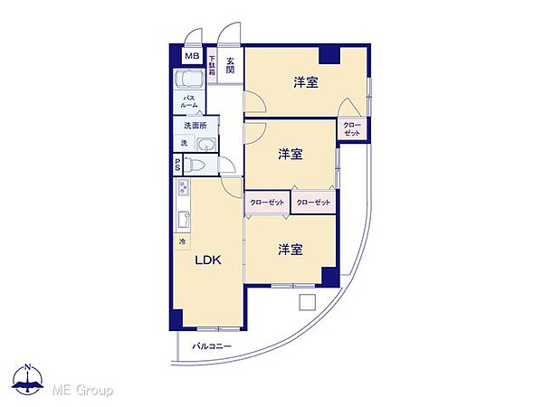 間取りを拡大表示