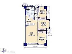 間取図画像 3LDK