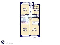 間取図画像 3LDK