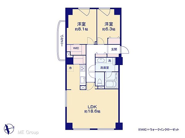 間取りを拡大表示