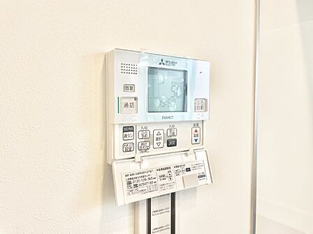 給湯器リモコンで家事もスムーズに。