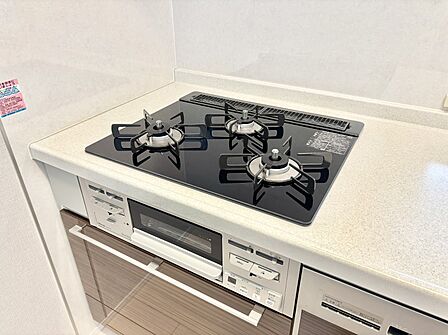三口ガスコンロでお料理が一気にはかどりそう