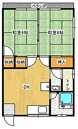 田口ハイツB 2階