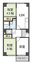 大阪府大阪市阿倍野区美章園2丁目（賃貸マンション3LDK・4階・57.30㎡） その2