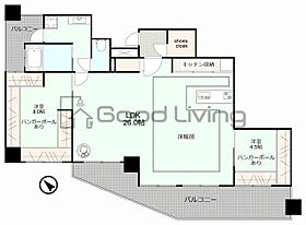 福岡県福岡市博多区対馬小路（賃貸マンション2LDK・12階・83.99㎡） その2