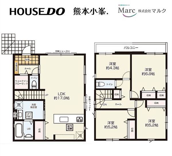 間取りを拡大表示