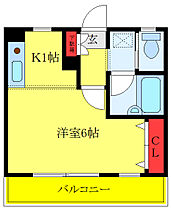 E・T・F 205 ｜ 埼玉県川口市西青木2丁目（賃貸アパート1K・2階・20.70㎡） その2