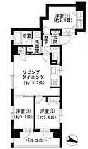 クリオ文京小石川 405 ｜ 東京都文京区小石川1丁目（賃貸マンション3LDK・4階・65.58㎡） その2