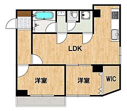 タウンハイツ加美 2LDKの間取図画像