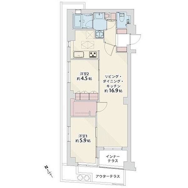 間取りを拡大表示