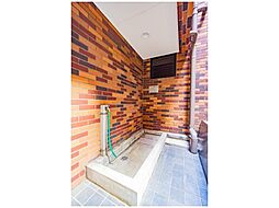 ペット足洗い場