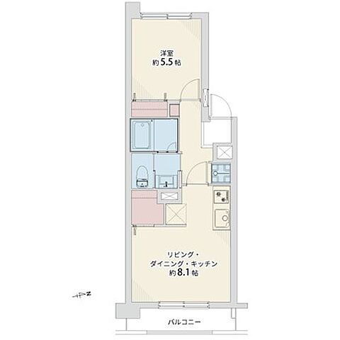 間取り 高田馬場ローヤルコーポ 4階/-