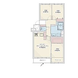 間取図画像 3LDK