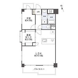 間取図画像 1SLDK