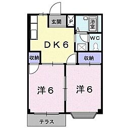 🉐敷金礼金0円！🉐エルディム山　Ｂ