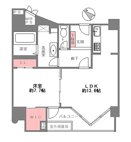 間取り 京阪本線 野江駅 徒歩6分