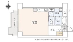 朝日プラザ高津3 ワンルームの間取図画像