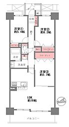 シティパーク武庫之荘 3DKの間取図画像