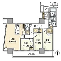 プレミストタワー靱本町 1103 ｜ 大阪府大阪市西区靱本町1丁目10-7（賃貸マンション3LDK・11階・84.47㎡） その2