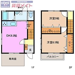 🉐敷金礼金0円！🉐メゾネットハウスハニー10