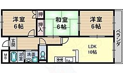 カサ・フィエスタ 3LDKの間取図画像