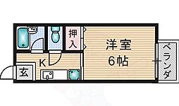 ウィンヒル上郡 1Kの間取図画像