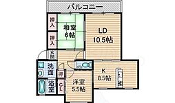 プレミールコート青葉丘 3LDKの間取図画像