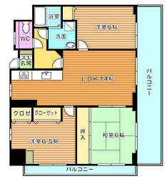 間取図画像 3LDK
