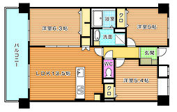 イマージュアークヒルズ霧ヶ丘 3LDKの間取図画像