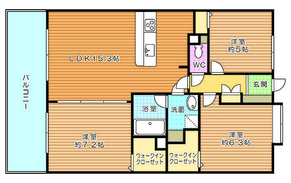 間取りを拡大表示