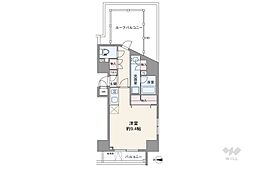 ドルチェ中野壱番館 1Kの間取図画像