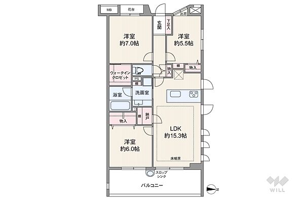 間取りを拡大表示