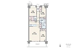 間取図画像 3LDK