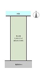 愛知県弥富市鍋田町稲山の土地画像