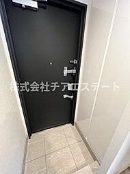 落ち着いた玄関です