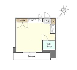 間取図画像 ワンルーム