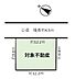 区画図：間取図