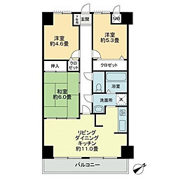 エスポワール辻 3LDKの間取図画像
